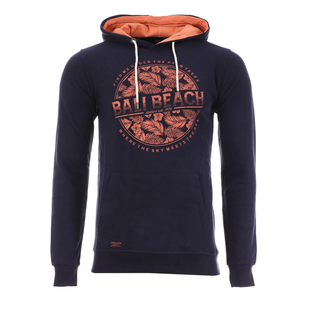 Sweat à capuche Marine Homme Deeluxe Sunrise pas cher