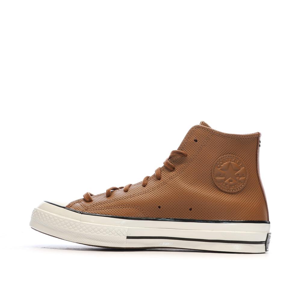 Baskets Marrons Homme Converse Chuck 70 Leather A09148C pas cher