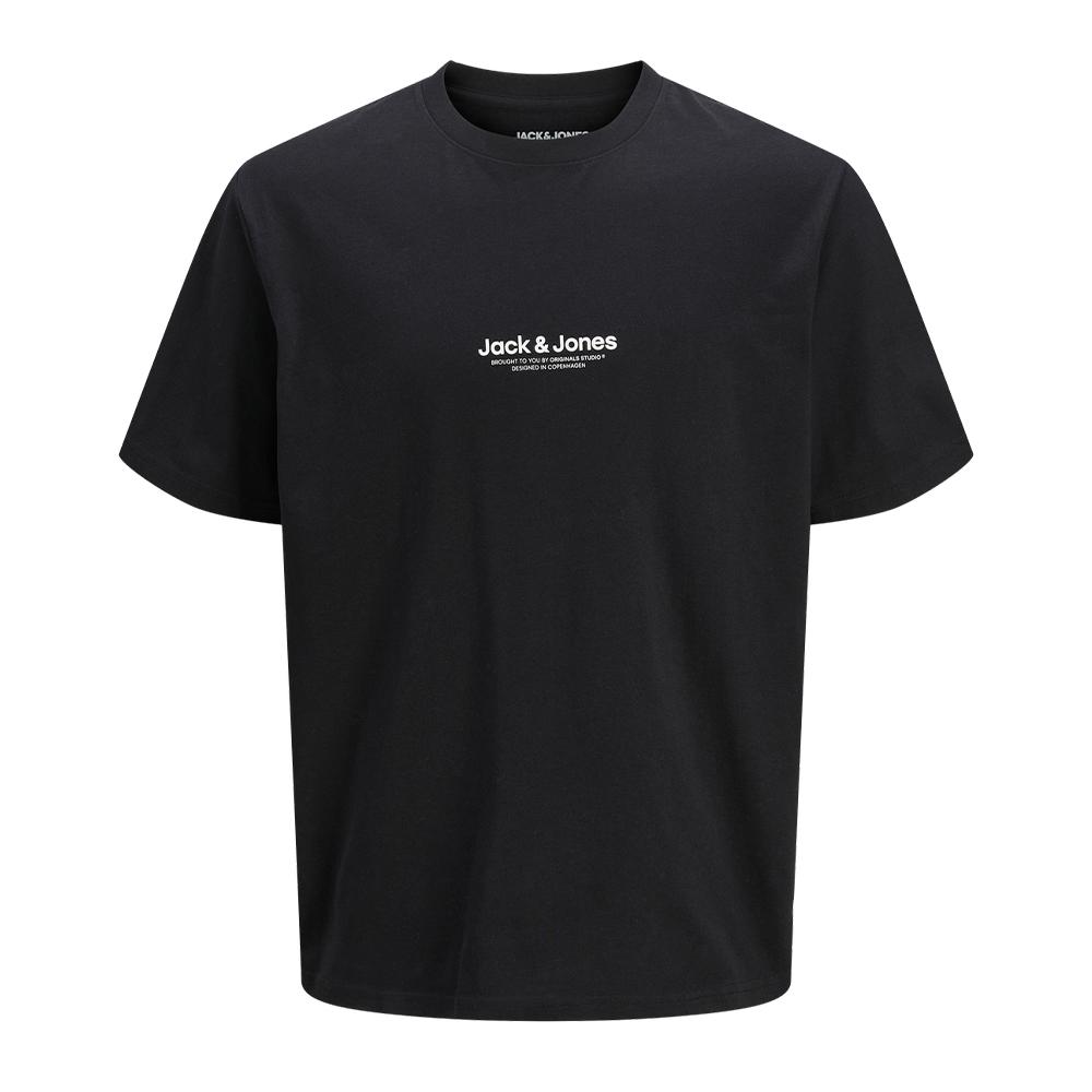 T-shirt Noir Homme Jack & Jones Whvesterbro pas cher