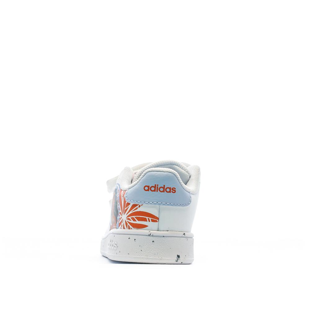 Baskets Blanches Fille Adidas Advantage Disney Moana vue 3