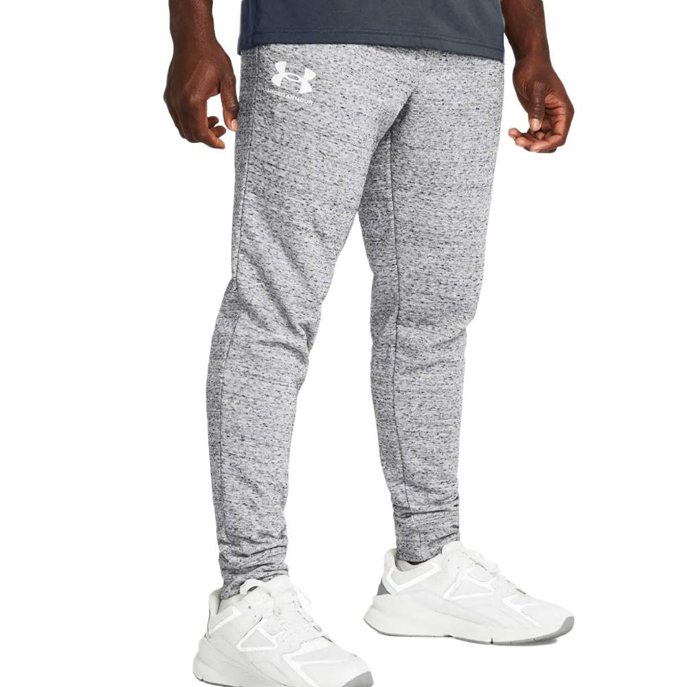 Jogging Gris Chiné Homme Under Armour Rival Terry 1380843 pas cher