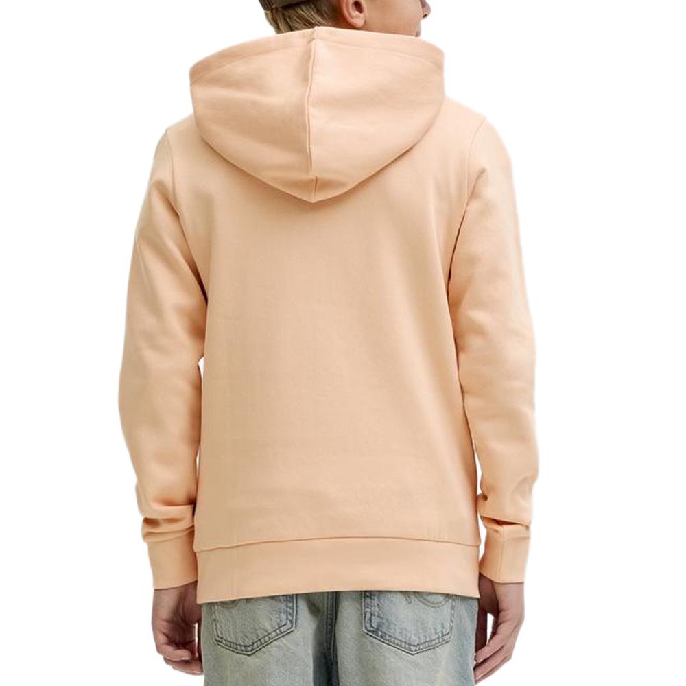 Sudadera naranja para niño con el logotipo de Jack & Jones ver 2