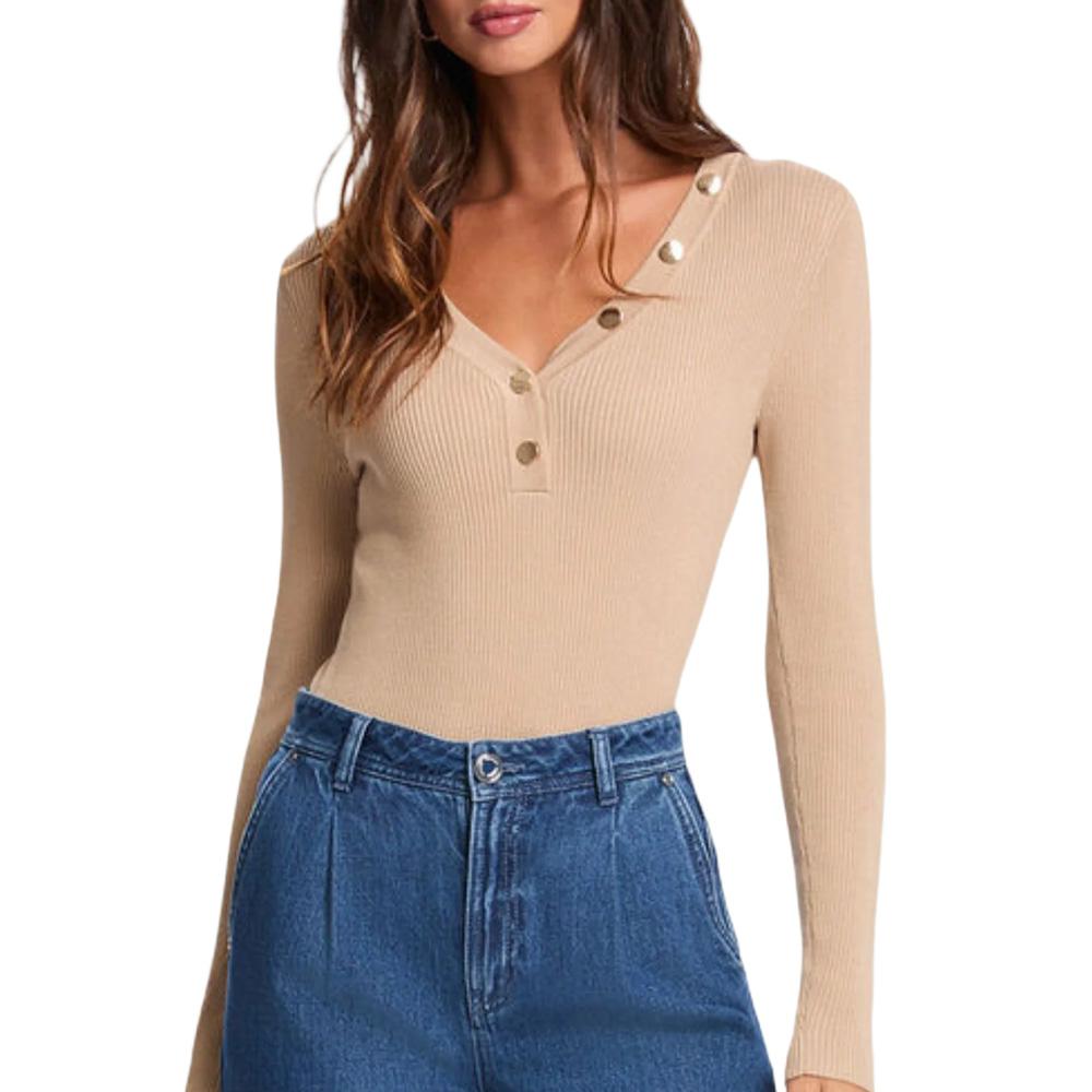 Pull Beige Femme Morgan MBANBIN pas cher