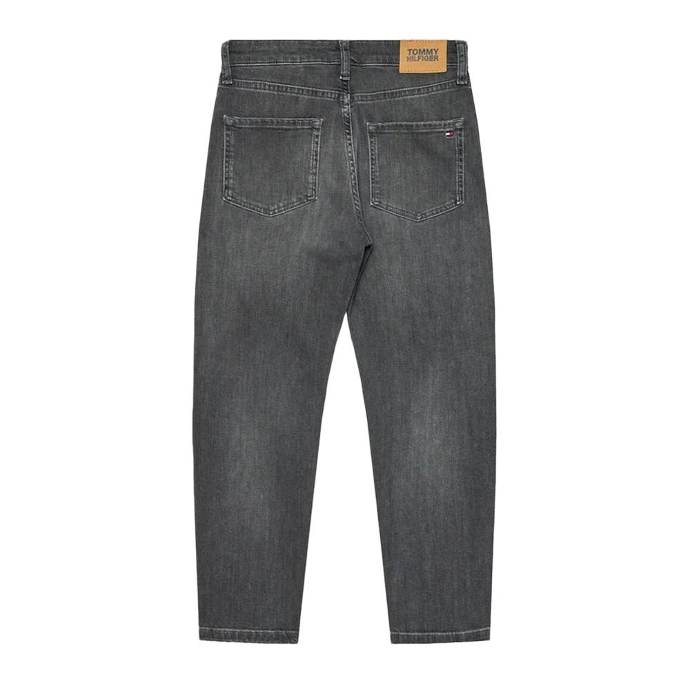 Jeans Mom Fuselé Gris Femme Tommy Hilfiger vue 2