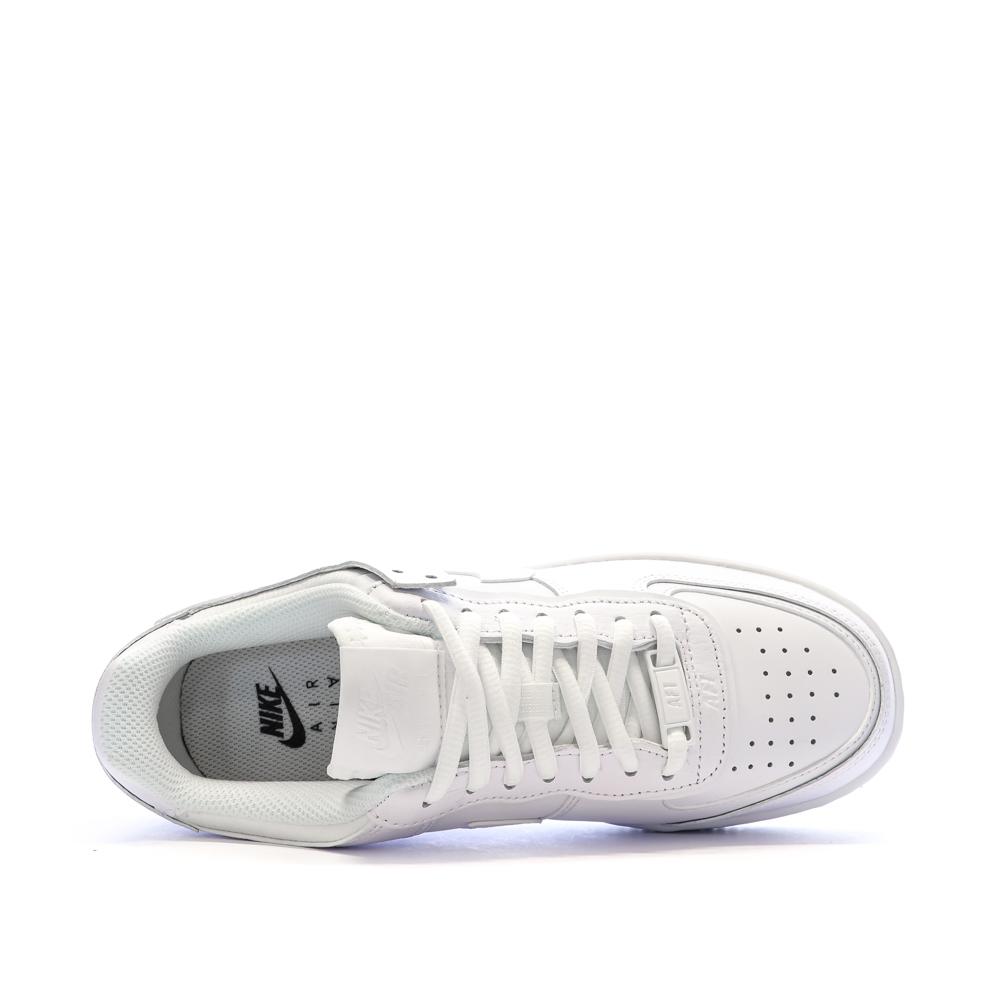 Air Force 1 Baskets Blanches Femme Nike Shadow vue 4