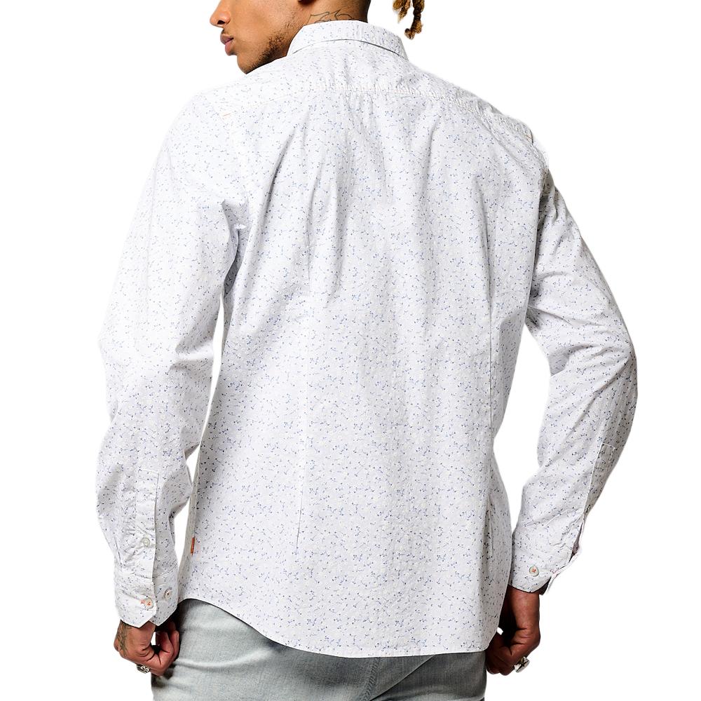Chemise Fleurie Blanche Homme Kaporal BEVY vue 2