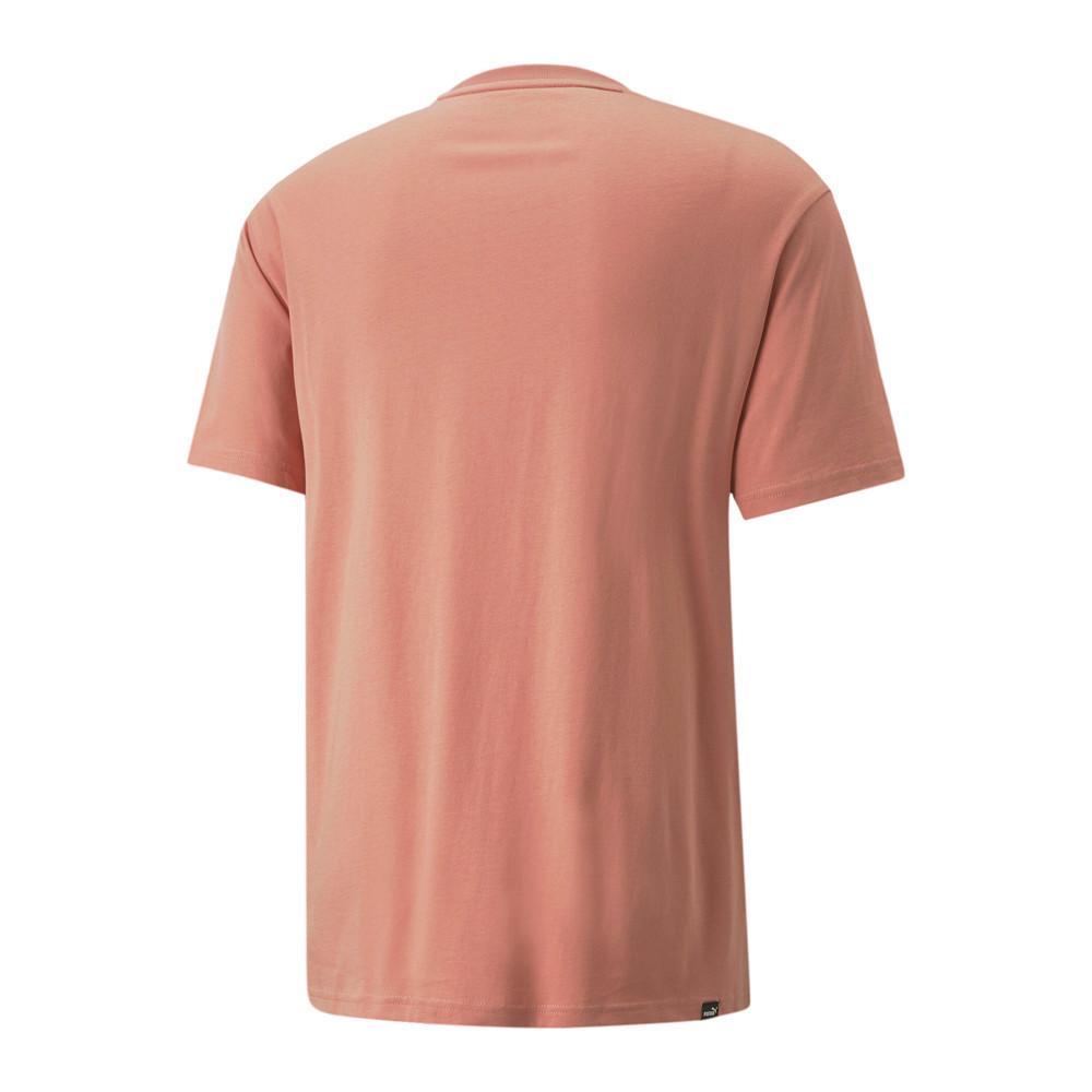 T-shirt Rose Homme Puma Rad/cal vue 2