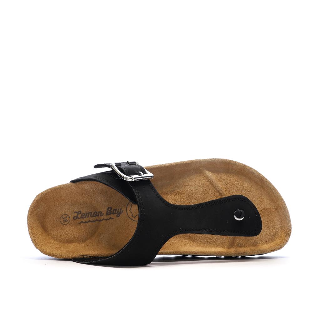 Sandales Noires Femme Lemon Bay PHUKET vue 4