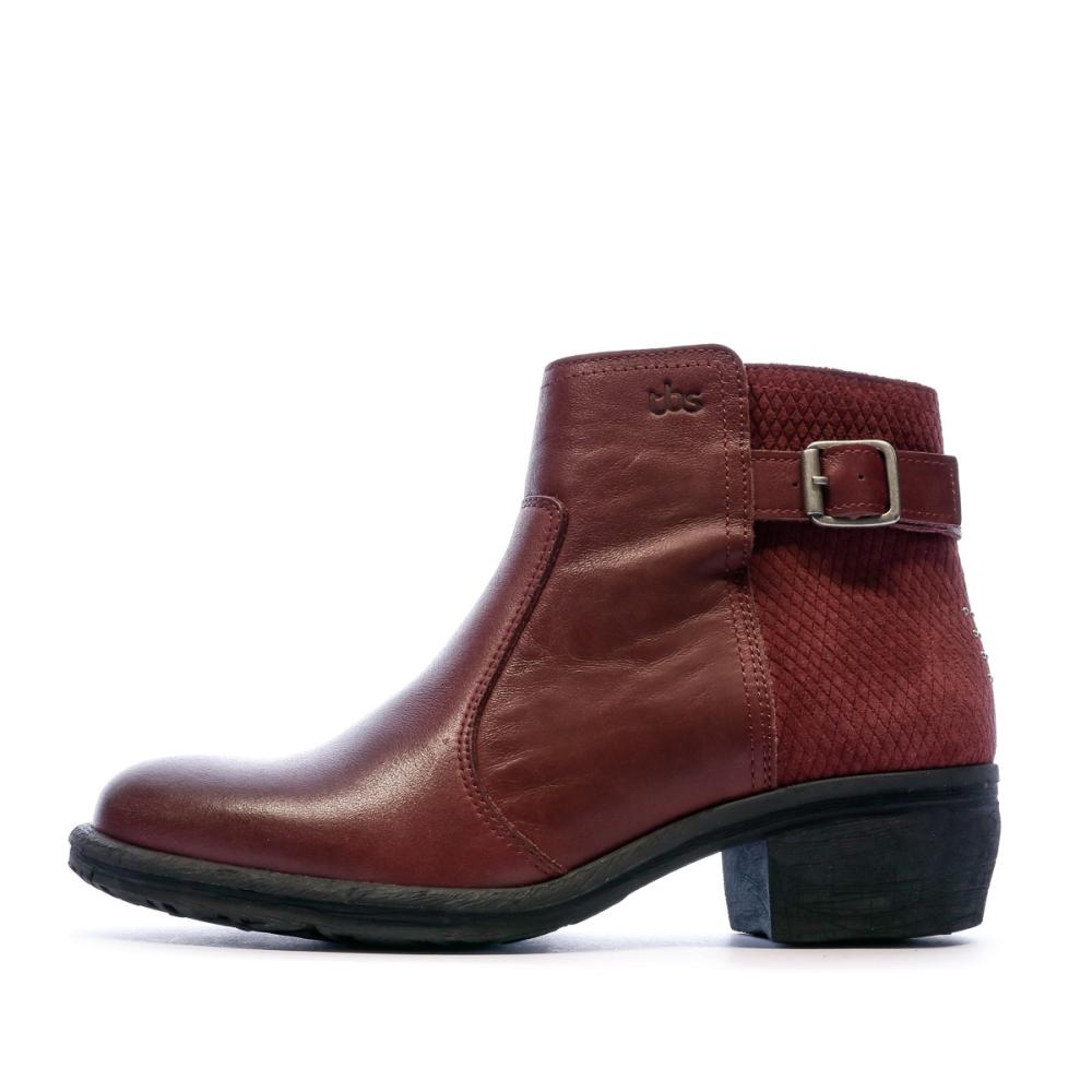Bottines Bordeaux Femme TBS Corraly pas cher