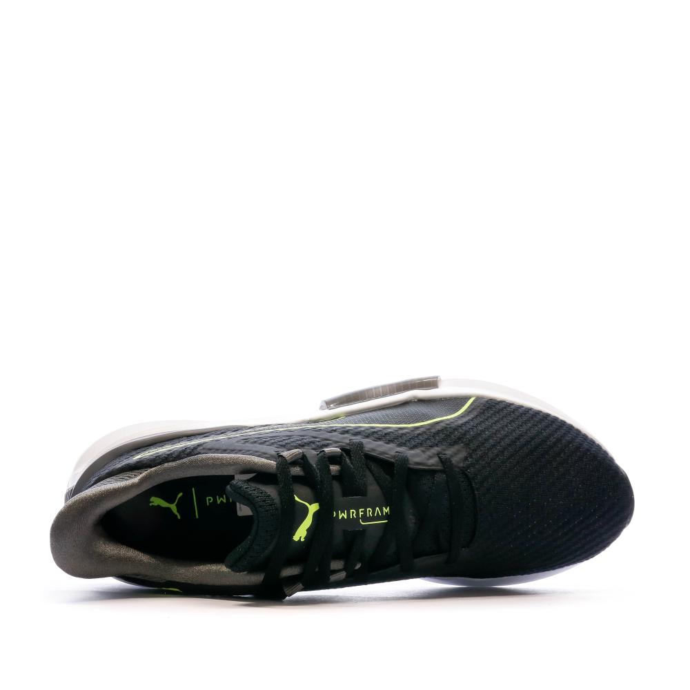 Chaussures de Running Noir/Vert Homme Puma Frame vue 4