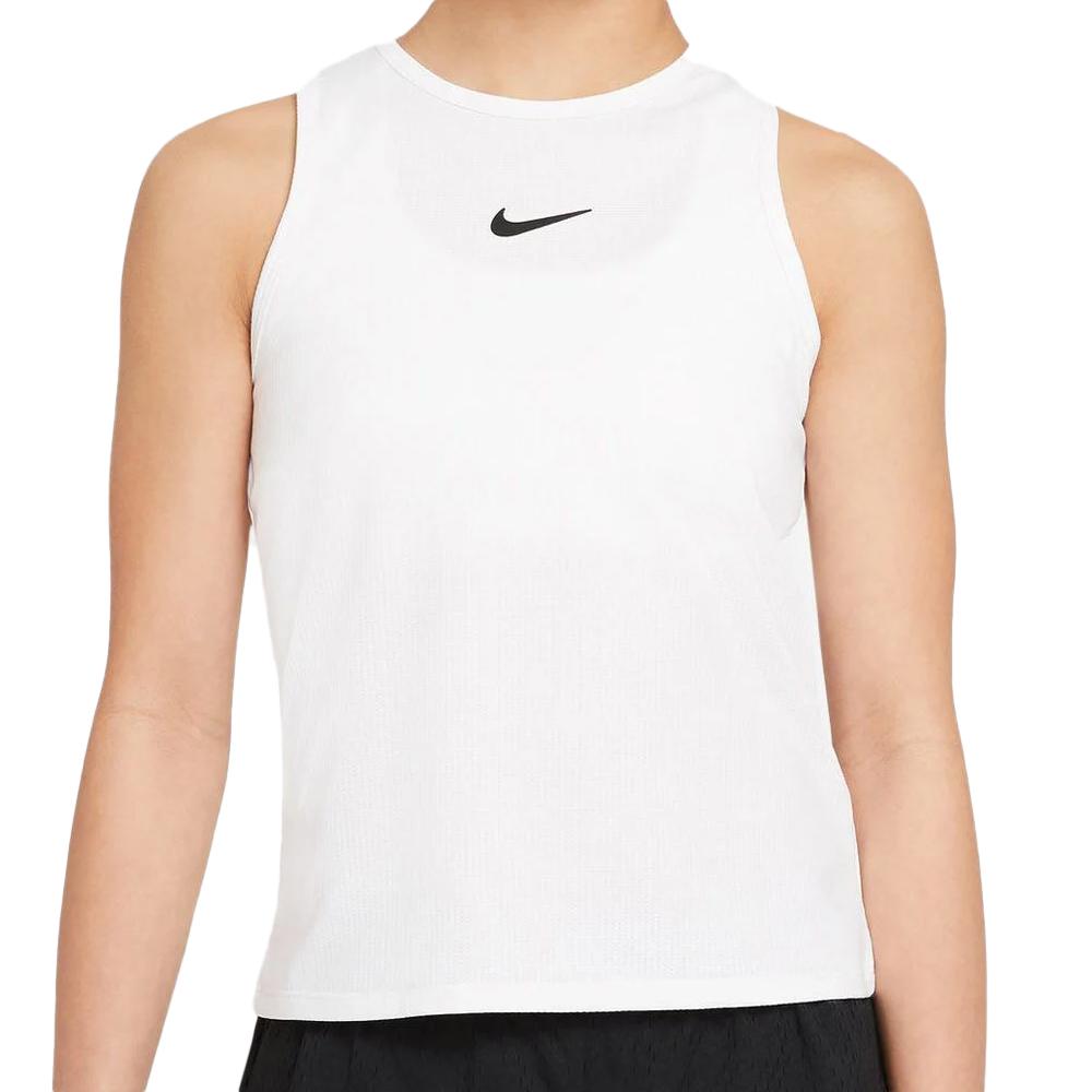 Débardeur Blanc Fille Nike Nkct pas cher