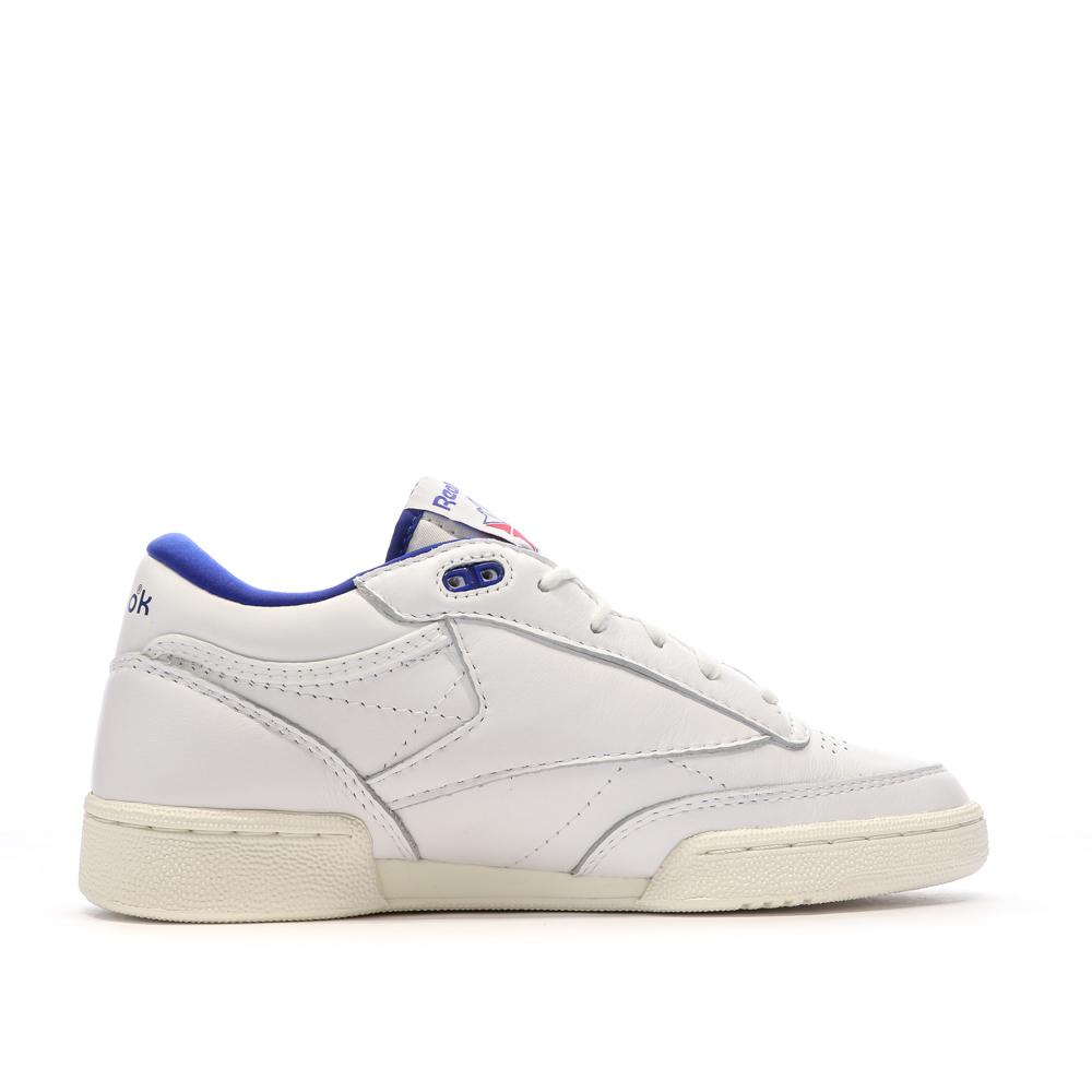 Baskets Blanches/Bleu Homme Reebok Vintage vue 2