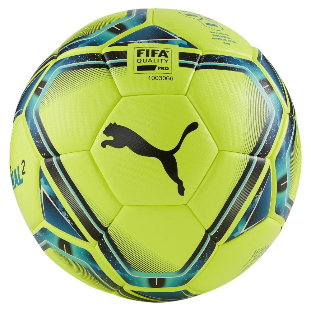 Ballon foot Jaune Puma final 21.2 Fifa Quality Pro pas cher