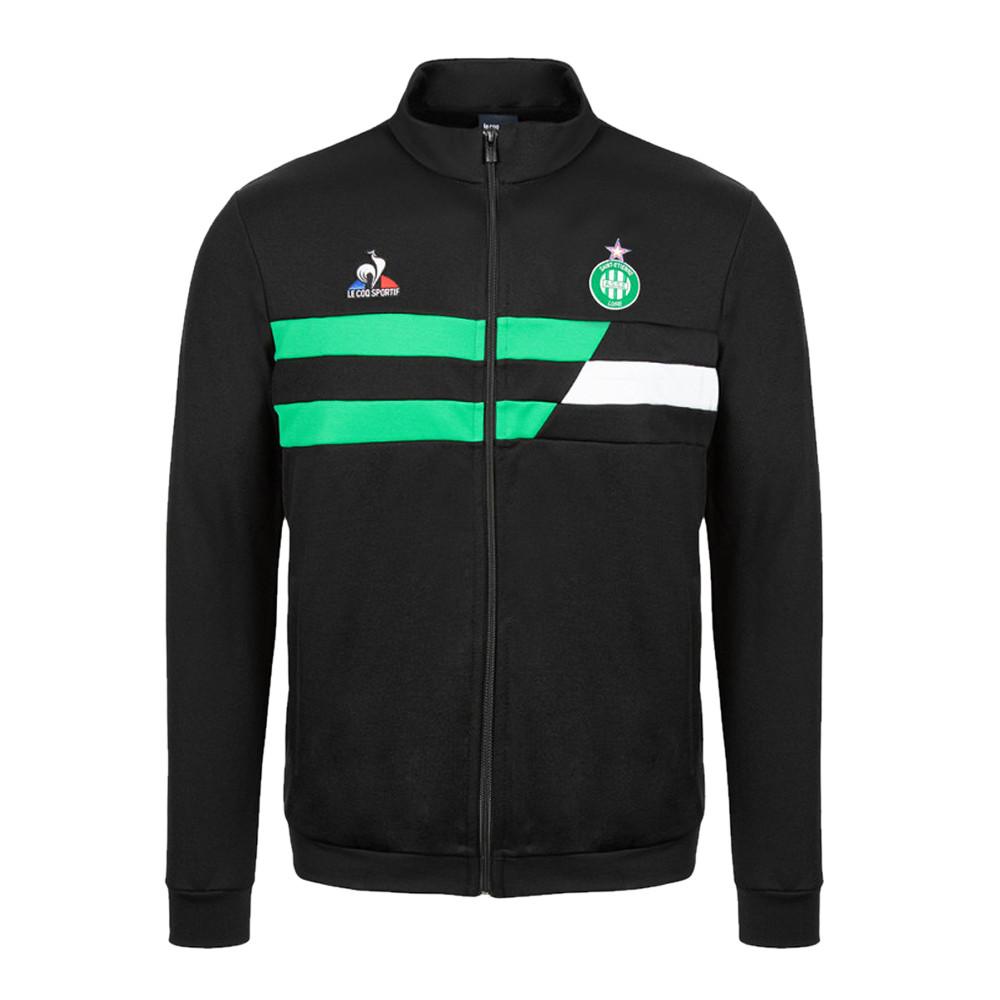 ASSE Veste Noire Junior Le Coq Sportif 2021/2022 pas cher