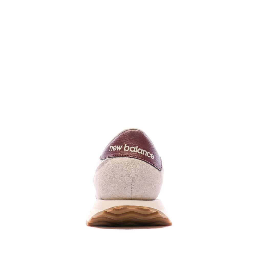 MS237 Baskets Beige/Bordeaux Homme New Balance vue 3