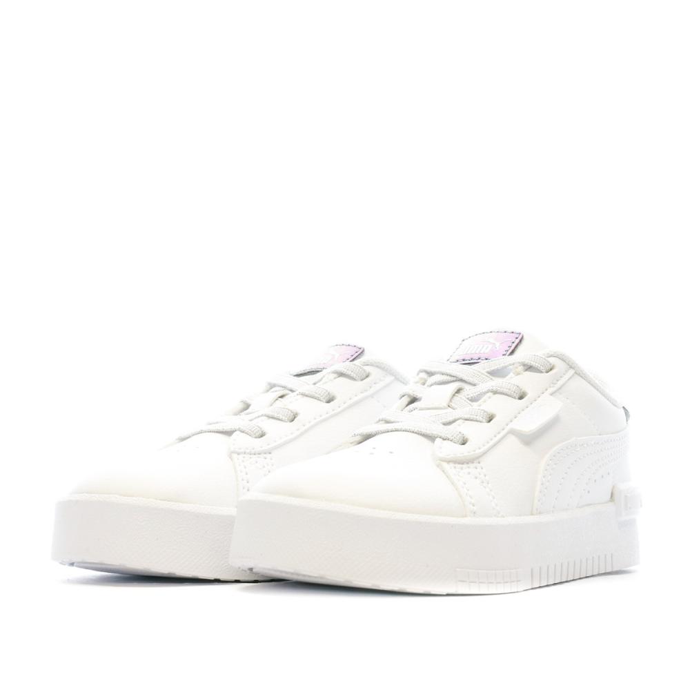 Baskets Blanches/Violette Fille Puma Jada Biolumines vue 6