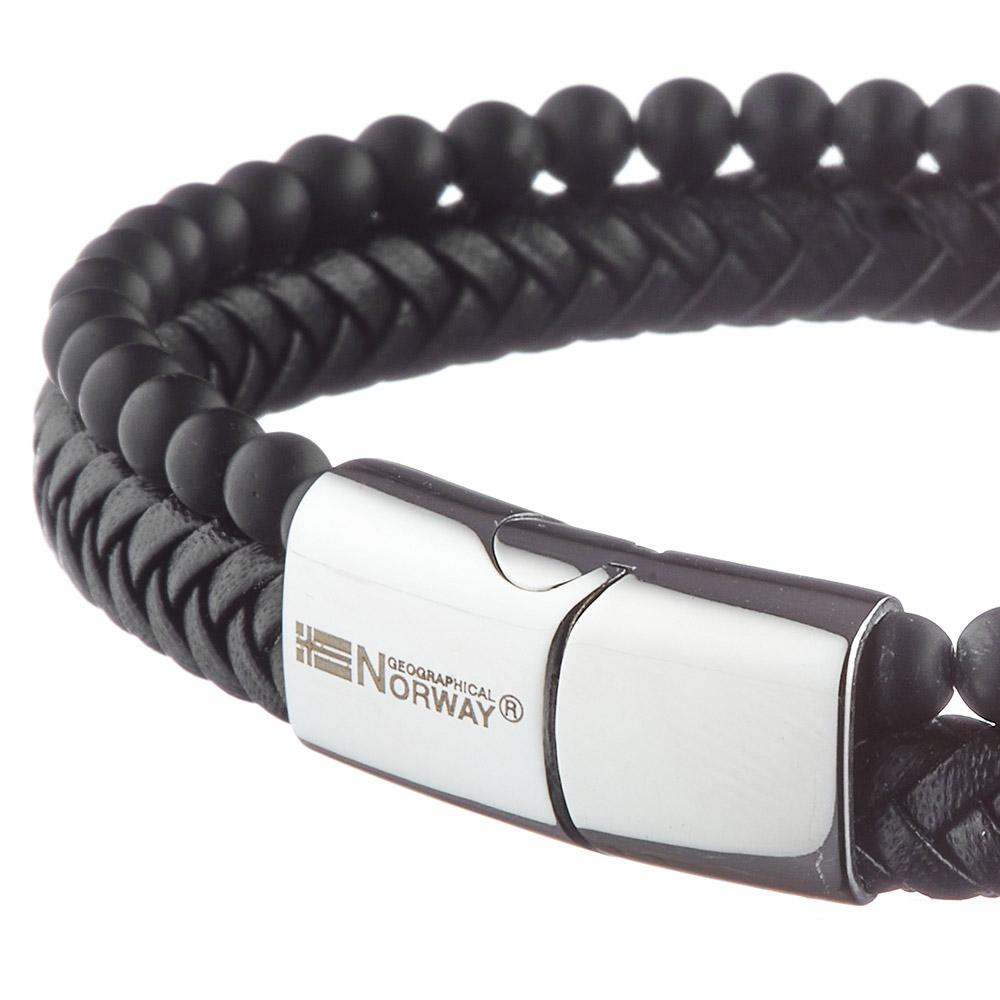 Bracelet Noir Homme Geographical Norway 315037 vue 3