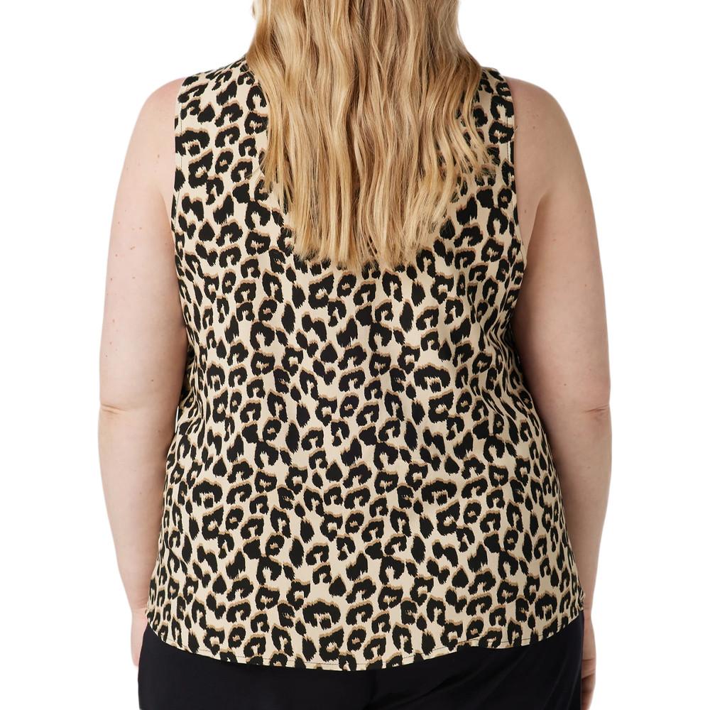 Débardeur Imprimé Léopard Femme Vero Moda CURVE Easy vue 2