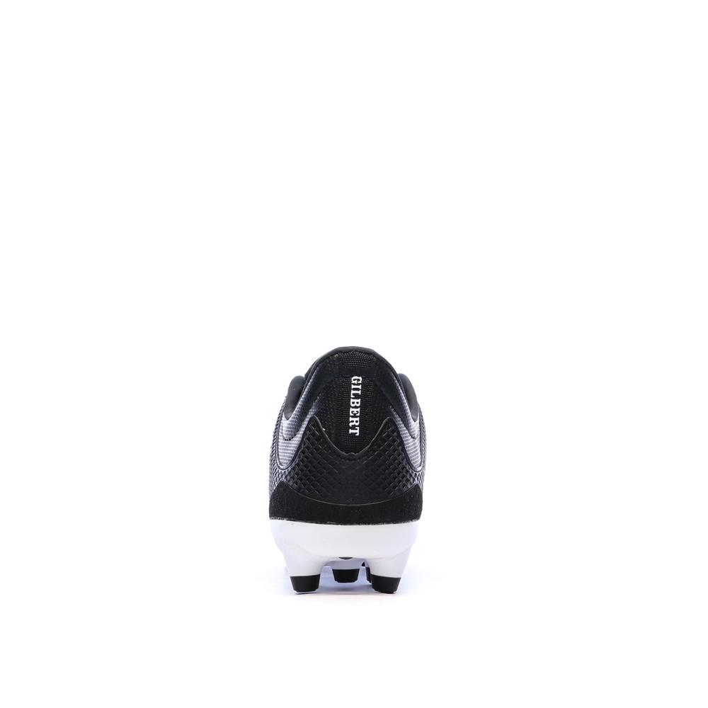 Chaussures de Rugby Noires Junior Gilbert Sidestep x15 LO MSX vue 3