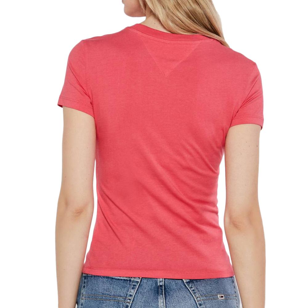 T-shirt Rose Femme Tommy Hilfiger Night Navy vue 2