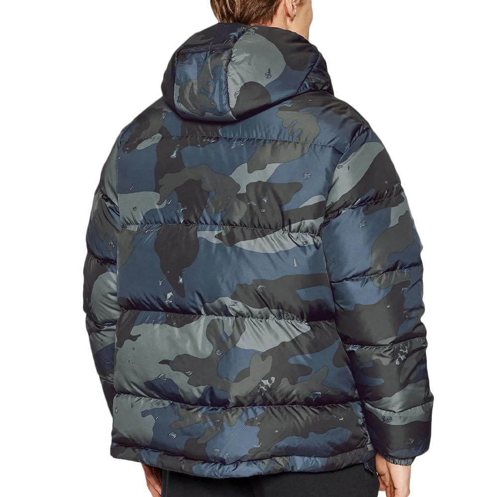 Doudoune Camouflage Noir/Marine Homme Adidas Camo H13566 vue 2