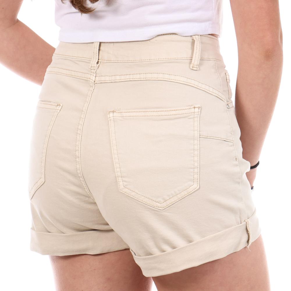 Short Beige Femme Monday Premium LW526 vue 2