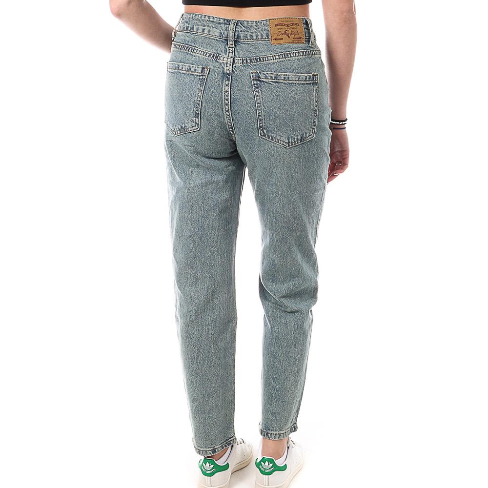 Jean Mom Femme Monday Premium Mom Fit Dirty vue 2