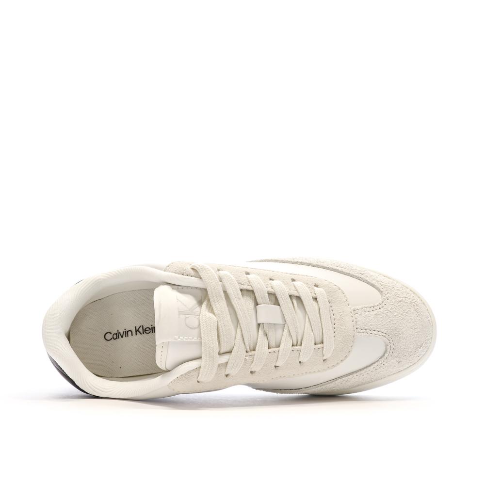 Baskets Blanches/Noires Femme Calvin Klein Jeans Classic Cupsole vue 4