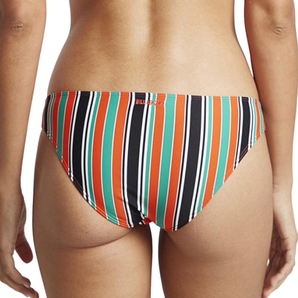 Bas de Maillot de Bain Vert/Rouge Femme Billabong Tropic vue 2