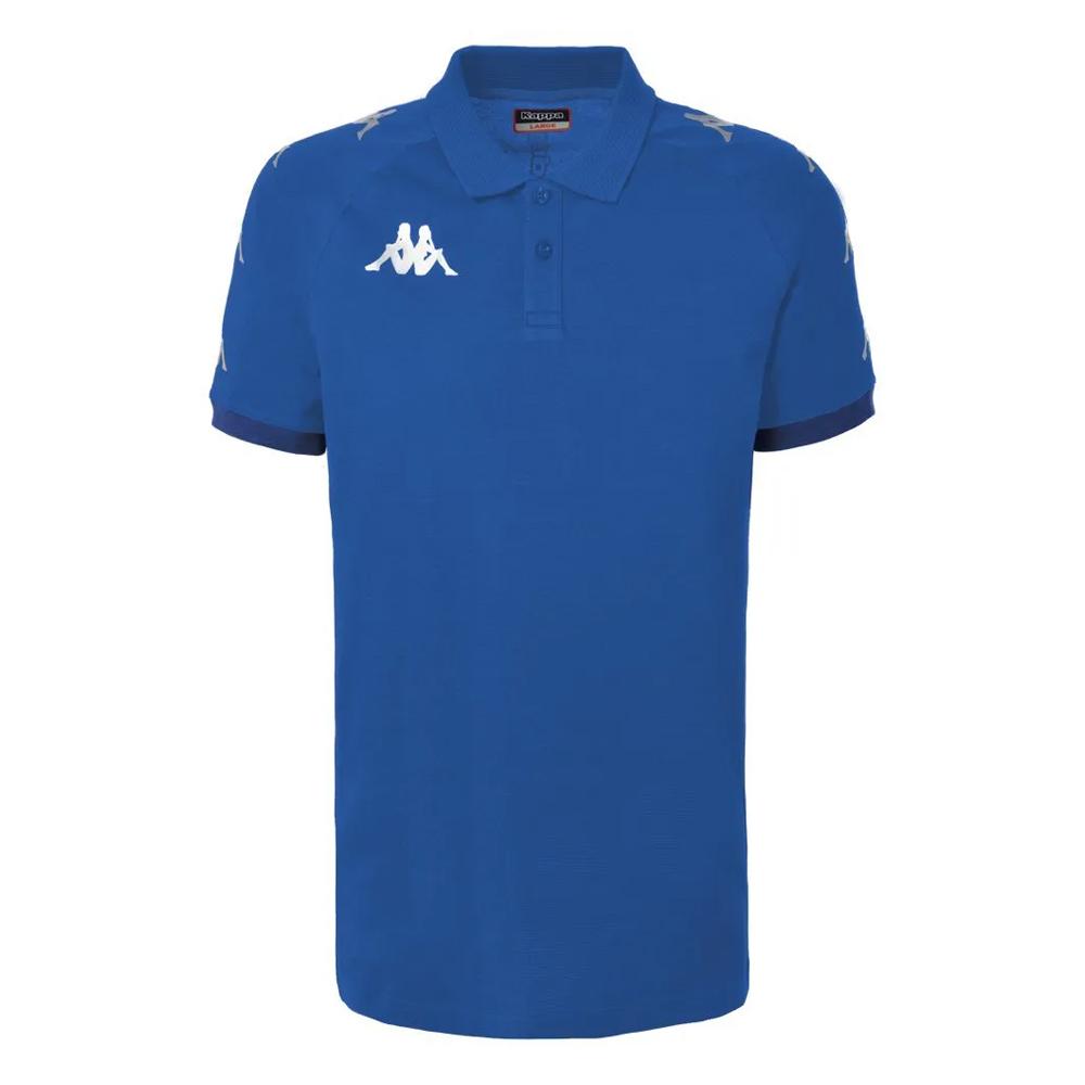 Polo Bleu Homme Kappa Caldes 31153BW pas cher