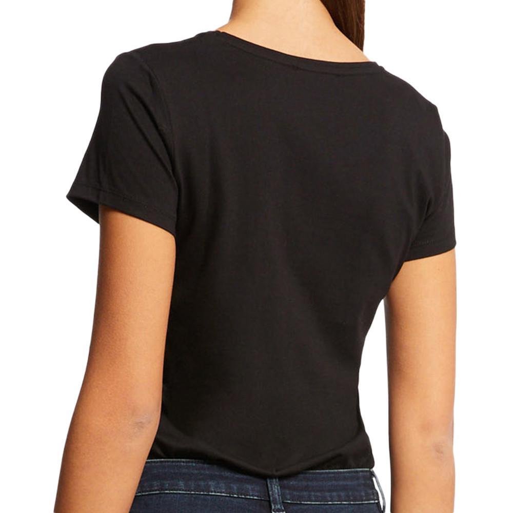 T-shirt Noir Femme Morgan Datti vue 2
