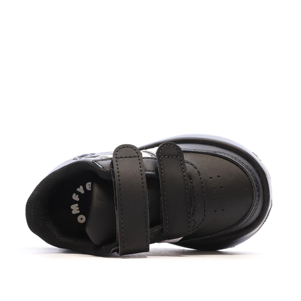 Baskets Noir/Blanche Enfant Adidas Advantage Cf I vue 4