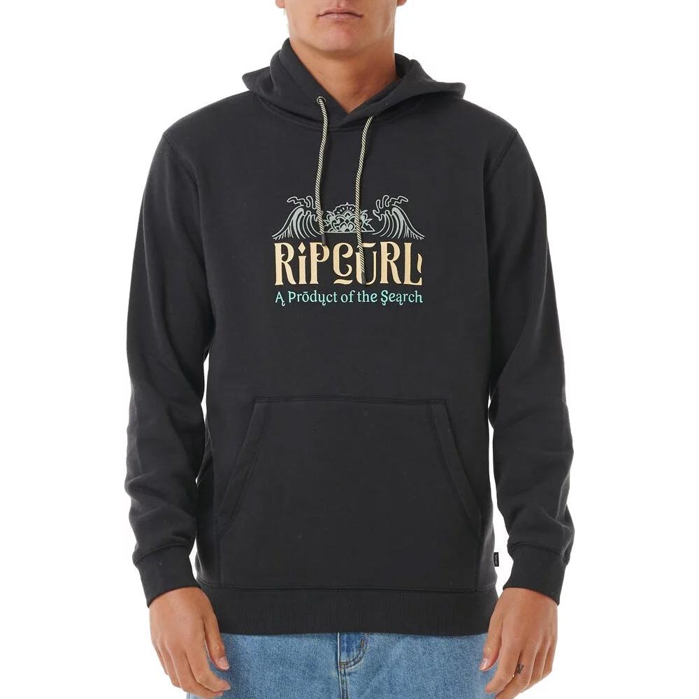 Rip Curl Down Line Herren Kapuzenpullover Schwarz günstig