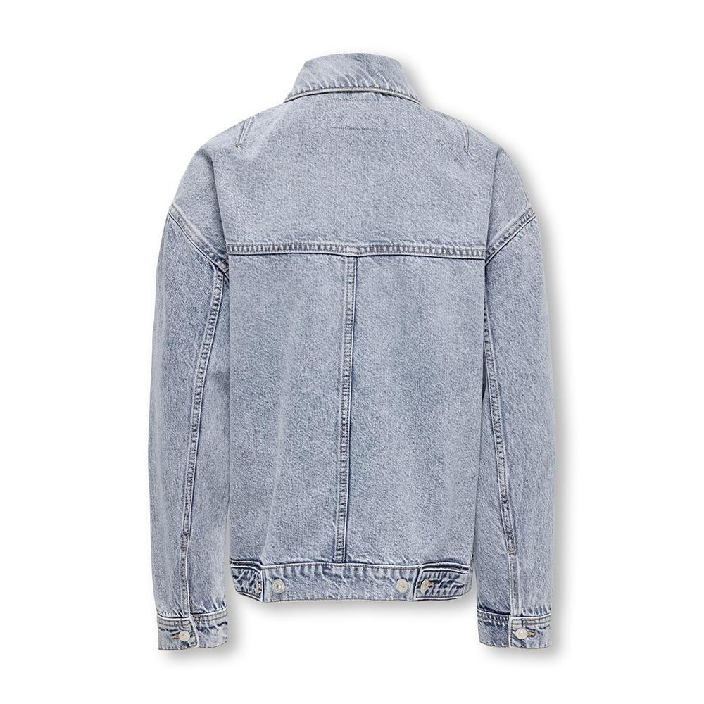 Veste en Jean Bleu Mixte Junior ONLY Trucker vue 2
