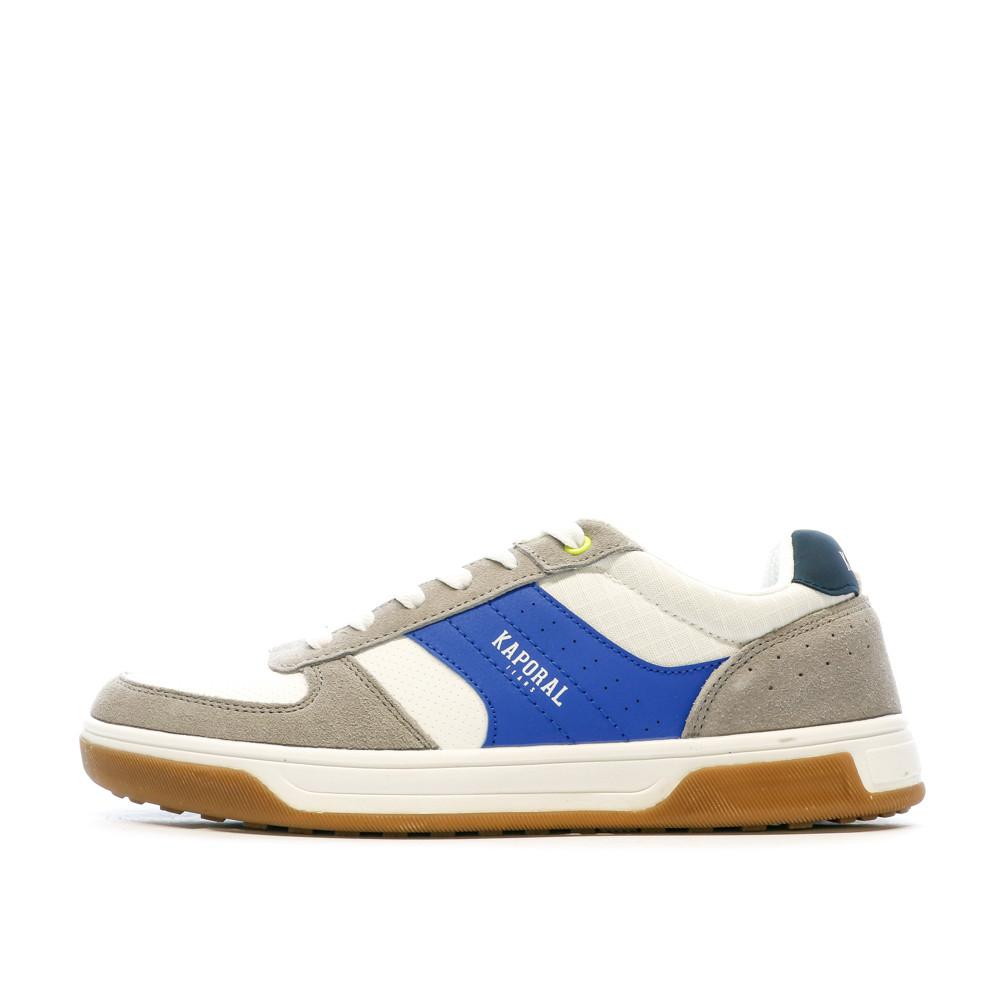 Baskets Blanc/Bleu Homme Kaporal Drake pas cher
