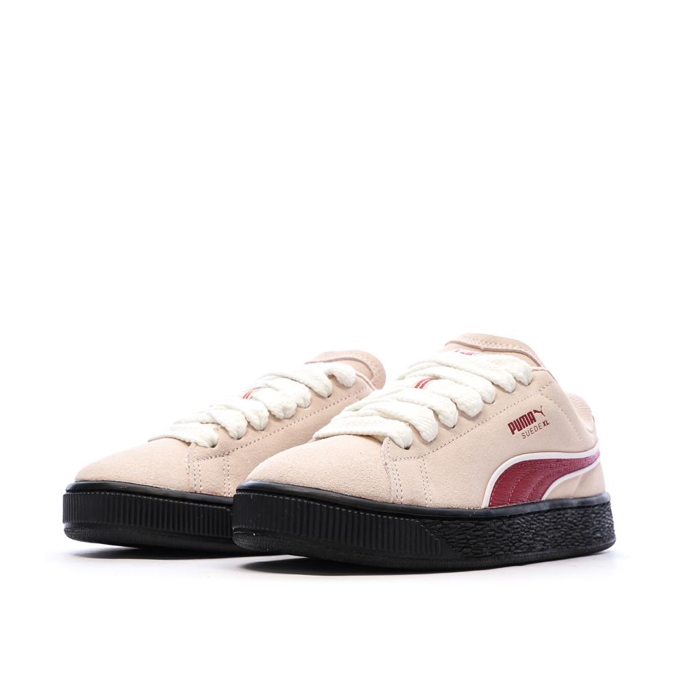 Baskets Rose Femme Puma Suede Xl Sk8 vue 6