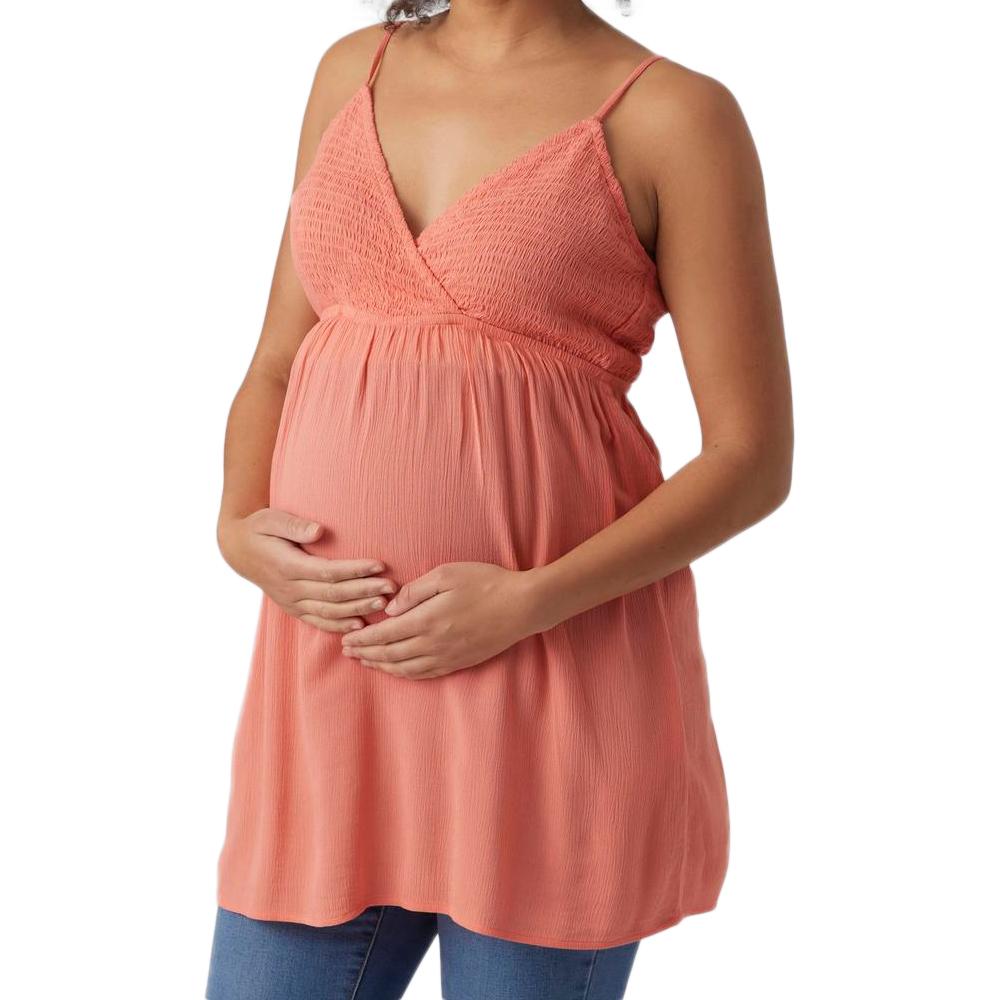 Top de Grossesse Rose Femme Vero Moda Maternity Singlet pas cher