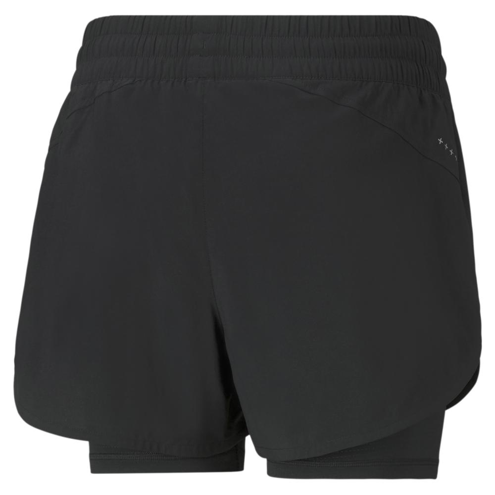 Short de running Noir Femme Puma Run 2en1 vue 2