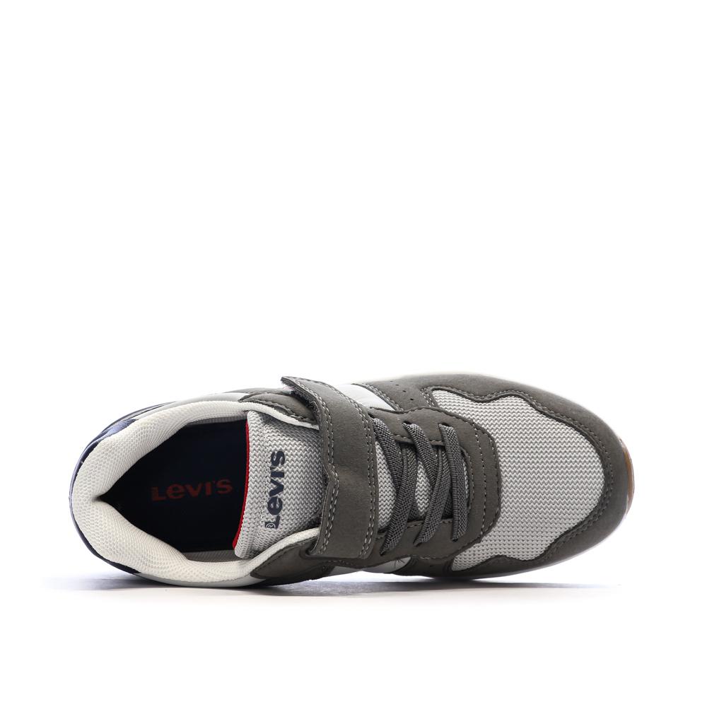 Baskets Grise Garçon Levi's Oakland vue 4