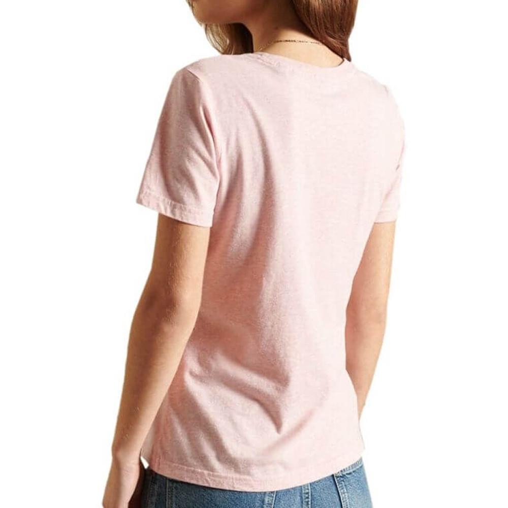 T-shirt Rose Femme Superdry Vl Ns vue 2