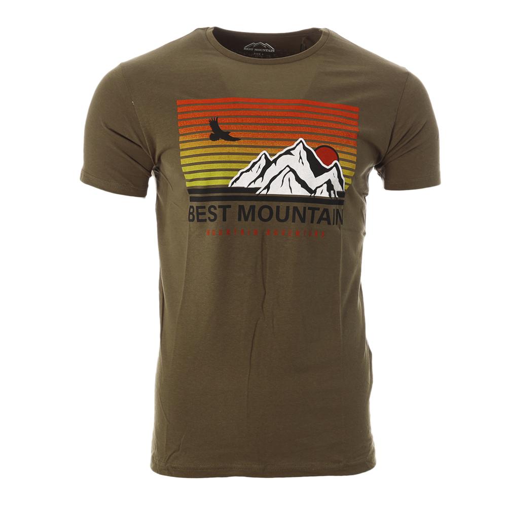 T-shirt Kaki Homme Best Mountain 2006 pas cher