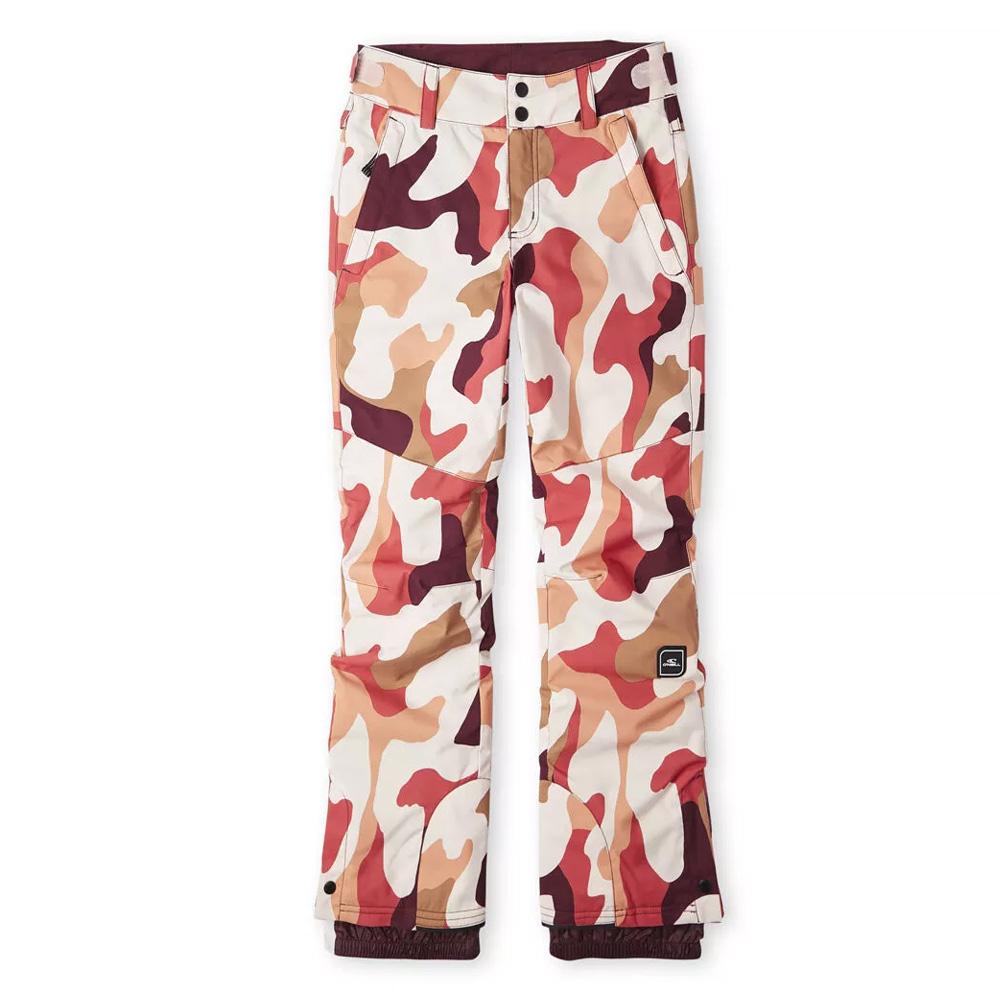Pantalon de Ski Imprimé Blanc/Rouge Fille O'Neill Star Printed pas cher