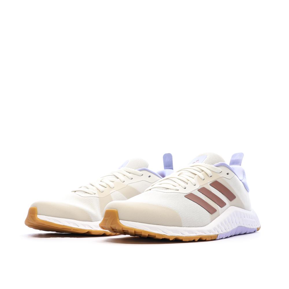 Zapatillas blancas/beige para mujer Adidas Everyset ver 6