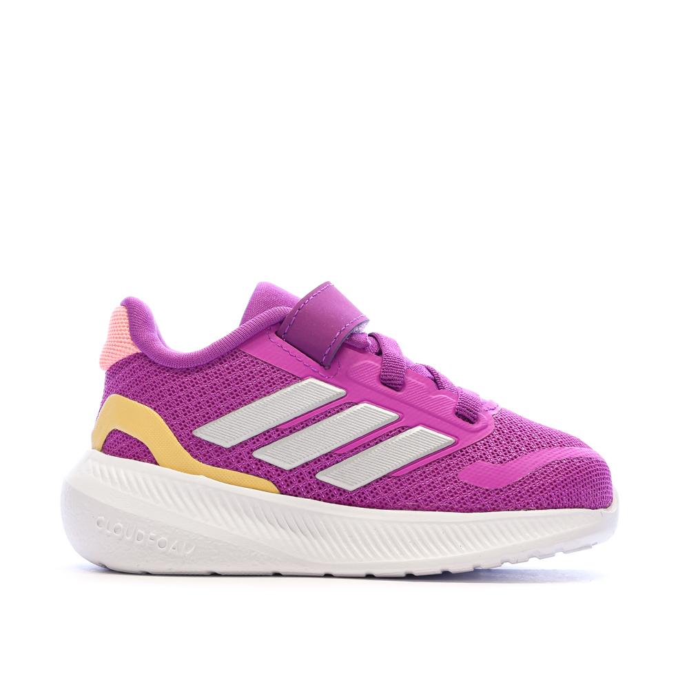 Baskets Violet Fille Adidas Runfalcon 5 vue 2