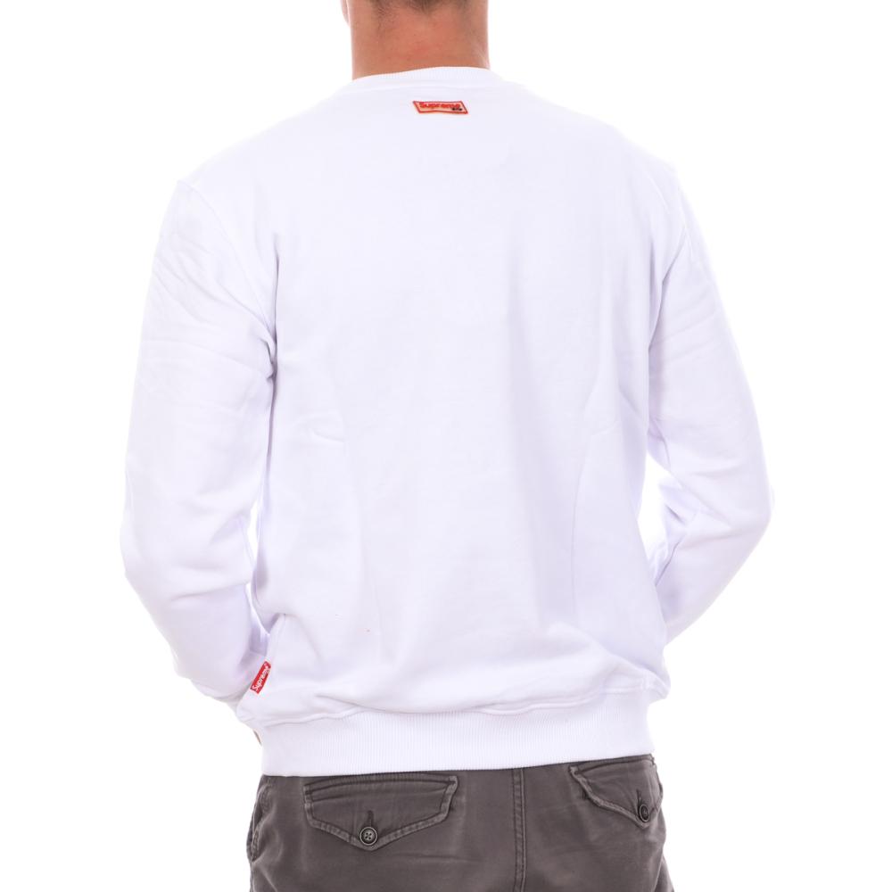 Sweat Blanc/Rouge Homme Supreme Grip PabloSup vue 2