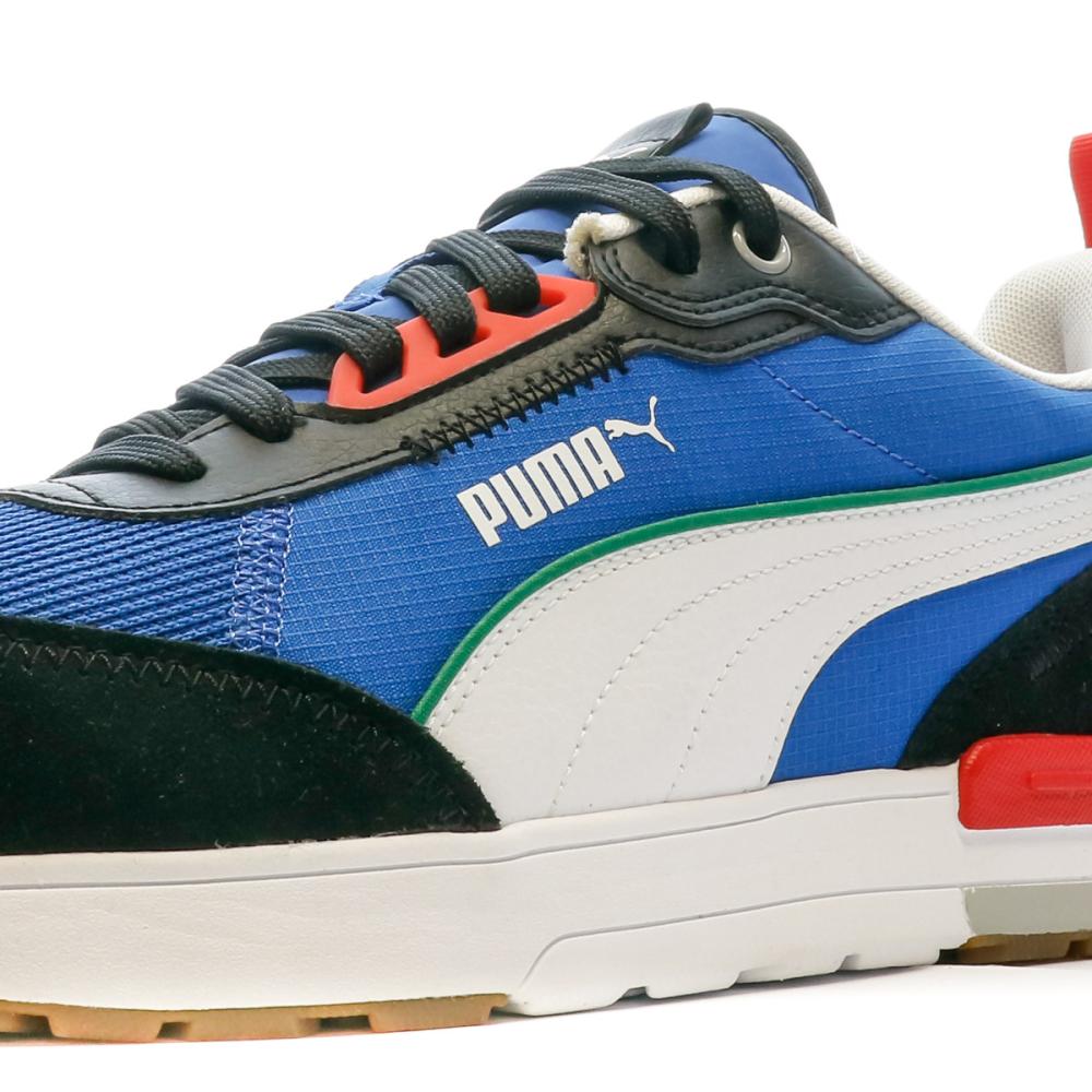 Baskets Bleu/Noir Homme Puma R22 vue 7