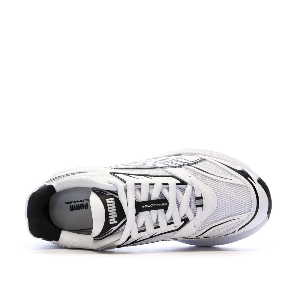Baskets Blanches/Noires Femme Puma Velophasis Always On vue 4