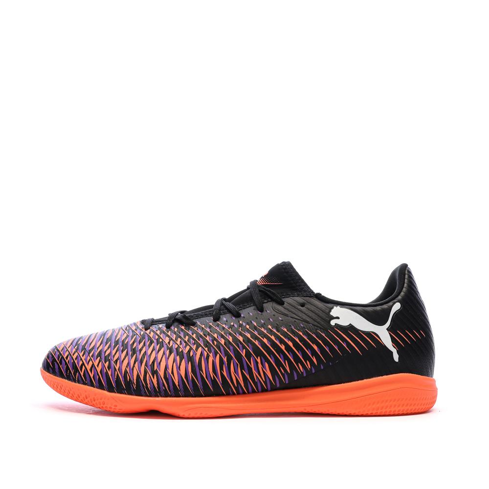 Chaussures de futsal Noir/Orange Homme Puma Future 8 Play It pas cher
