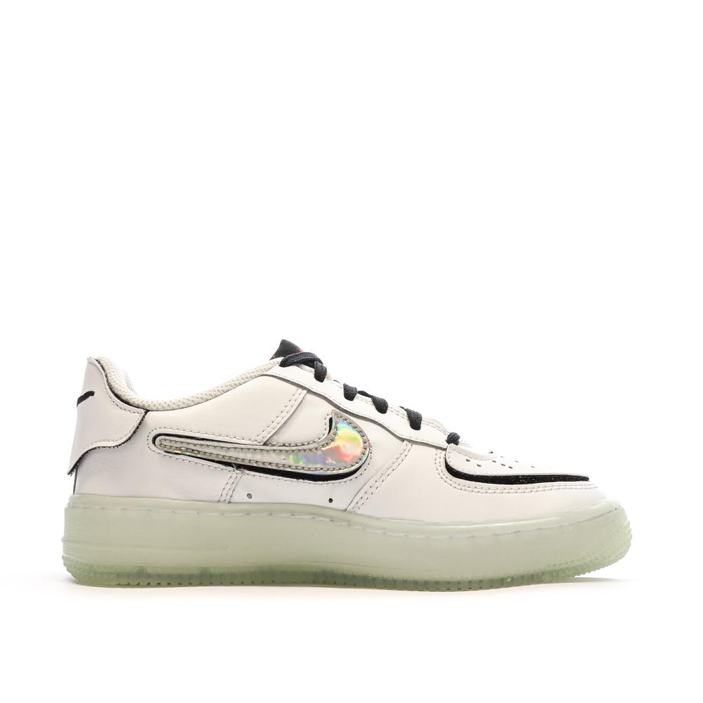 Baskets Blanches/Noires Garçon Nike Nike Af1/1 vue 2