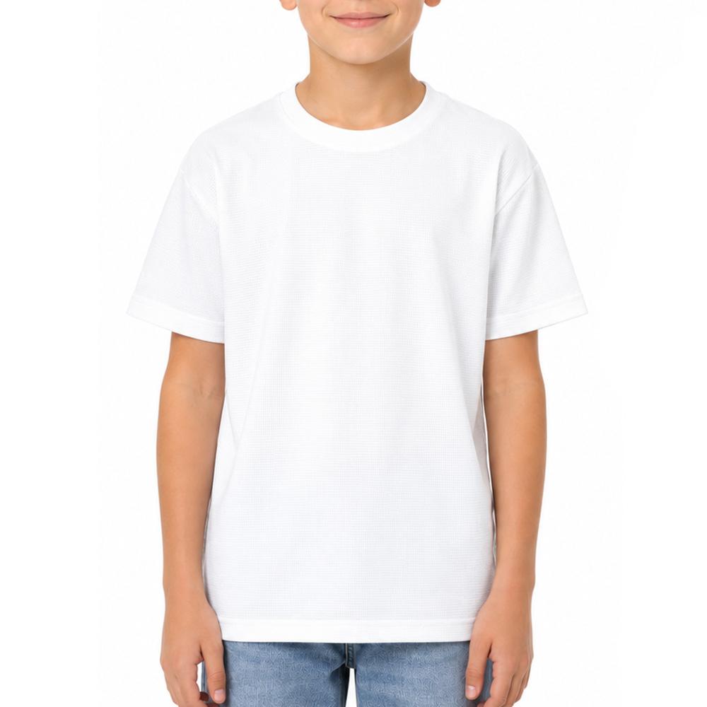 T-Shirt Blanc Garçon Paname Brothers Poly Indigo pas cher